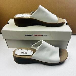 GH Bass-Dalton Womens 9M White Open Toe Sandals With Box 4324-100